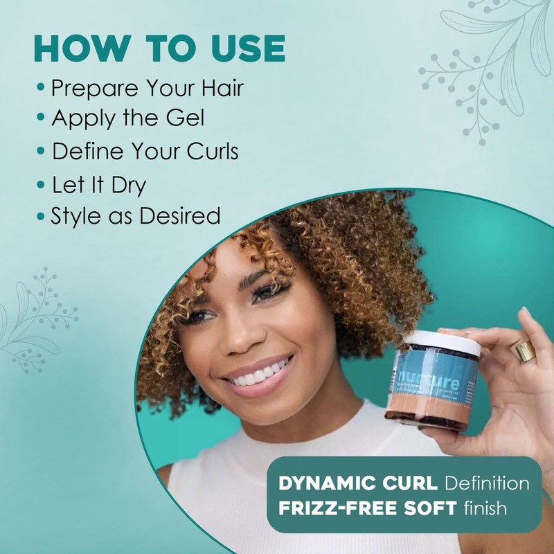 Nurture Healthy Curls Water-Locking Gel for Women, Curl Activator and