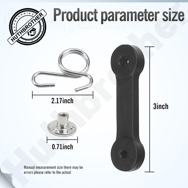 Huthbrother 160793 Bagger Latch Straps and Hardware, Compatible with Husqvarna
