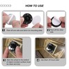 PlusRoc 4 Pack 1 Inch Self Adhesive Paste Caster Wheels