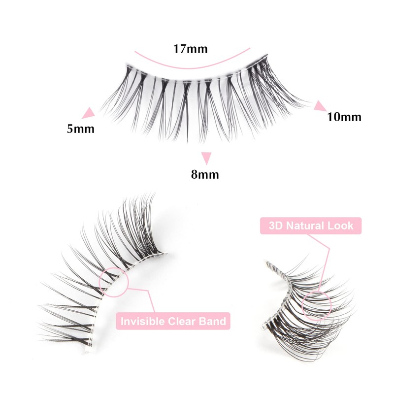 Glowing Win Half Eyelashes 10 Pairs Artificial Natural False Fake