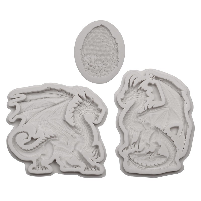 Dragon Resin Mold,Dragon Silicone Molds for Crafts Dragon Egg Molds