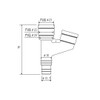 Fuso Kasei Drain Y Branch Joint FBJ