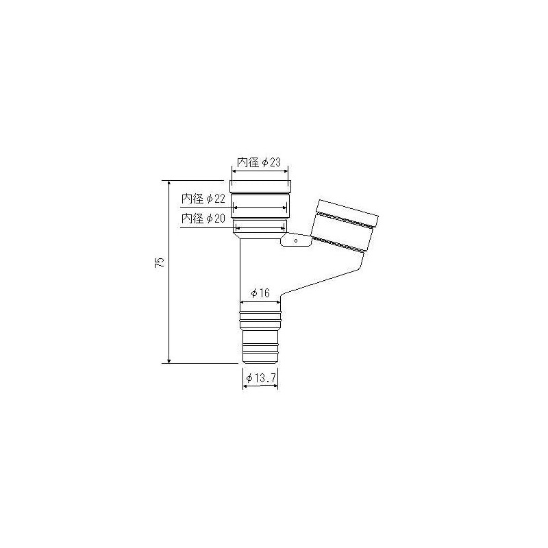 Fuso Kasei Drain Y Branch Joint FBJ
