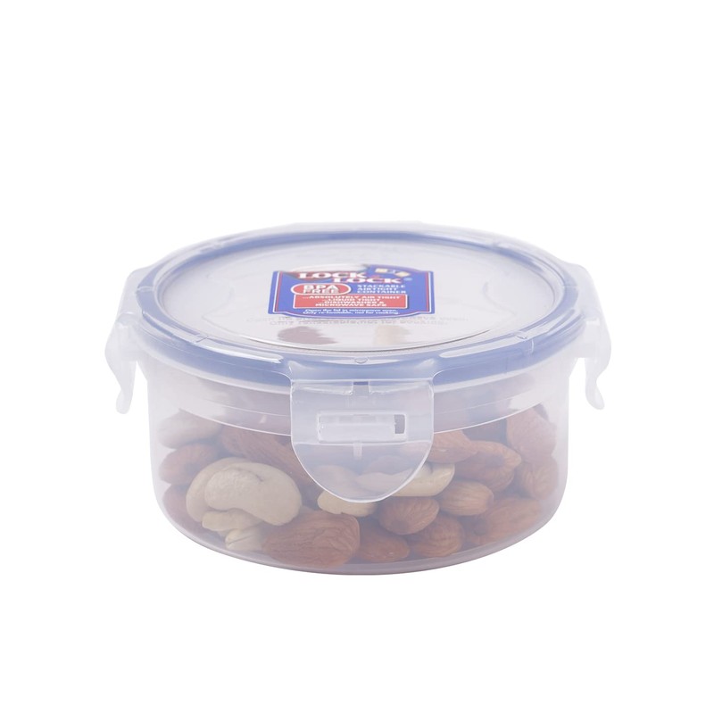 Lock & Lock 70100 L&L Classic Short Round Container, Clear