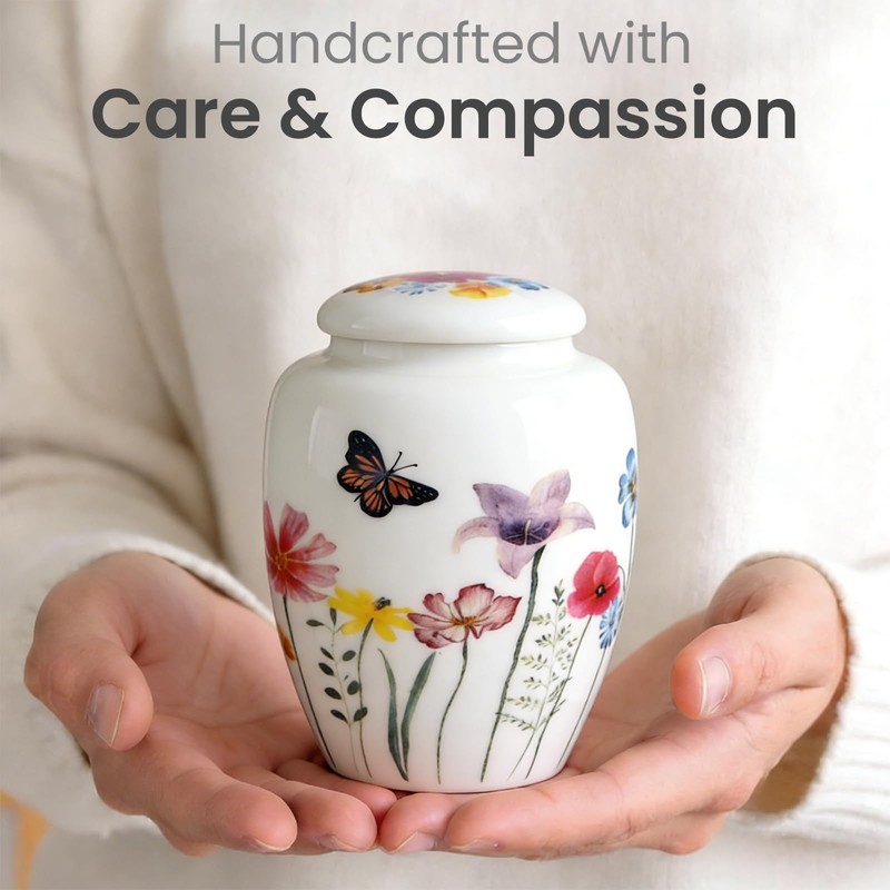 Zglmydrem.yn Small Urns for Human Ashes Keepsake, Urn for Ashes