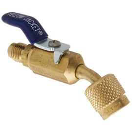 Yellow Jacket 93825 Ritchie Compact Ball Valve For 5/16 Female Flare x 1/4 Male Flare By