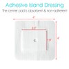 Split Drain Adhesive Bandages Feeding Tube Peg G J Tube
