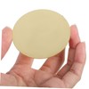 Hohopeti 2pcs Brass Plates for DIY Crafts Sturdy Round Metal