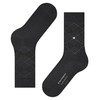 Burlington Marylebone Lurex Socks Opaque Virgin Wool, Black (Black 3004)