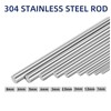 3mm x 150mm 304 Stainless Steel Round Rod, Metal Solid