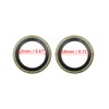 X AUTOHAUX 10pcs Oil Crush Washers Drain Plug Gaskets 12mm