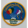 Celebrating Differences Arkansas Post Girl Scout Council Patch 1912-1992 Vintage