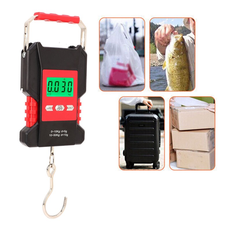 Digital Hanging Scale Waterproof Panel Stainless Steel Portable Fishing Scale
