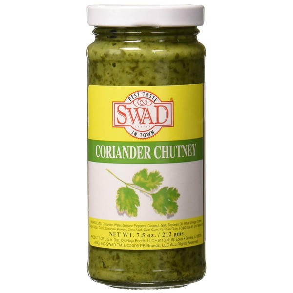 Swad Coriander Chutney Condiment - 8oz