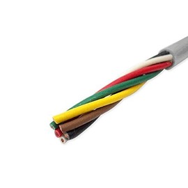 Fuji Electric Wire Industry VCTF 0.5sq x 6 Core Vinyl Cab Tire Cord (Round Cable) (0.5 mm 6C 6 Cores) (Electrical Cut Out 3.3 ft (1 m) ~) TV