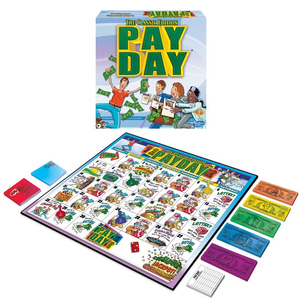 Winning Moves Games Pay Day, The Classic Edition, Multicolor 2.1 x 8.6 x 17.1 inches