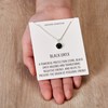 Philip Jones Black Onyx Necklace with Quote Card