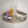 Tiger 1400430946 Caddy Shower Corner Basket, Brushed Stainless Steel