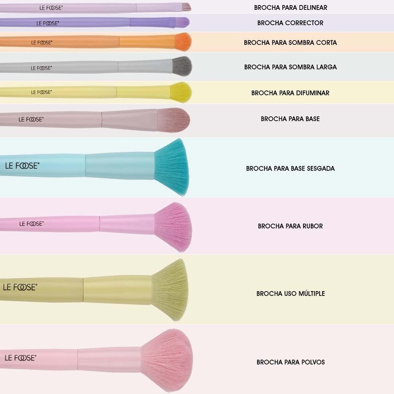 Brocha De Maquillaje Para Delinear Le Foose