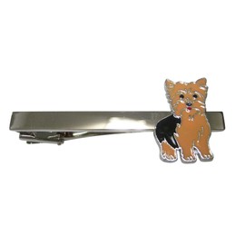 Kiola Designs Yorkshire Terrier Yorkie Dog Tie Clip