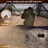 HUNTSEN Hunting Blind 270° See Through 2-3 Person Ground Blind