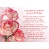 Birthday Poem Verse Greeting Card (Special Grandma, from Granddaughter)