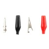 Alligator Clip [24mm x 27mm] (Red/Black) Set of 10 -