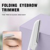 PLABBDPL Eyebrow Set of 4 Eyebrow Scissors with Comb, Eyebrow