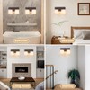 BrkNit 2 Light Modern Bathroom Light Fixtures Over Mirror, Bronze
