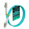 VANDESAIL LC to LC Fiber Patch Cable, OFNP 10G OM3