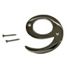 3 Inch Polished Chrome Screw-On Number 9 – Door Numeral