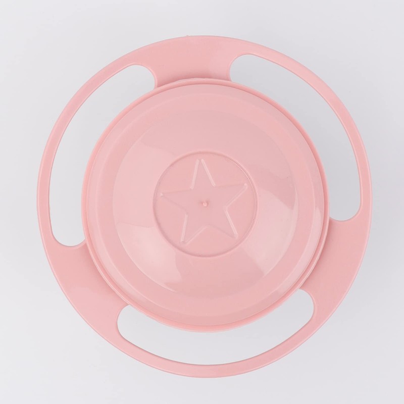 ZTL Gyro Bowl 360 Dgree Rotation Spill Resistant Gyroscopic Bowl