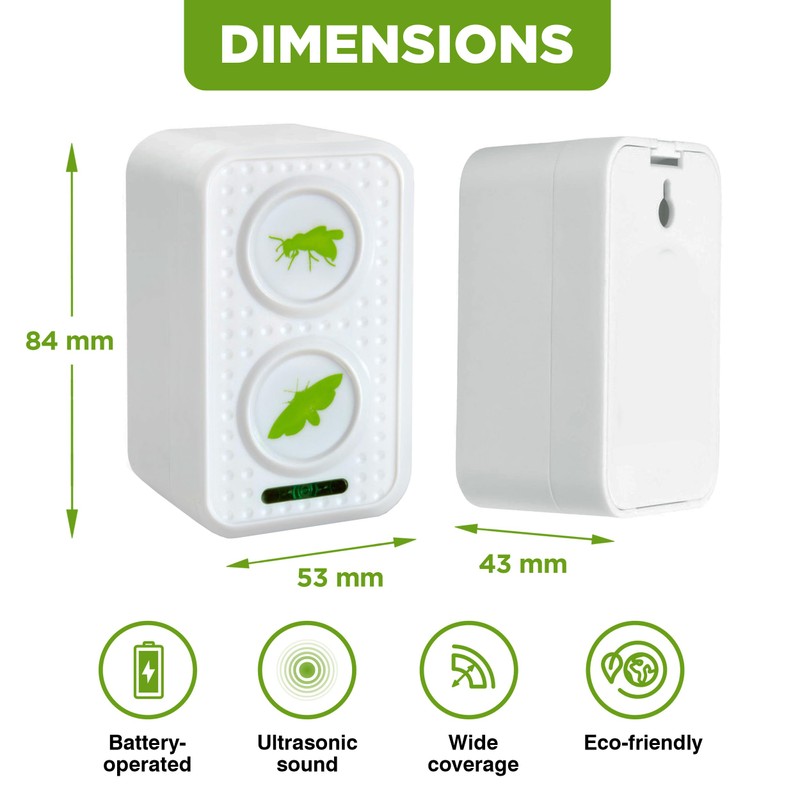 ISOTRONIC Wasp and Moth Protection with Ultrasound and Alternating Frequency