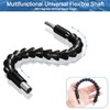 Flexible Extension Drill, 11.6inch Screwdriver Bit Extension Universal Flexible Shaft