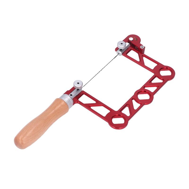 Mini Woodworking Hand Saw U Shape Wooden Handle Coping Saw