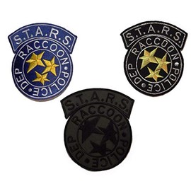 Resident Evil S.T.A.R.S Raccoon Department (Set of 3) Embroidered Logo Patch