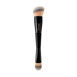 Osmosis 2-In-1 Dual End Foundation Brush For Flawless Liquid and Cream Makeup Application, Blush, Bronzer, Highlighter With Ultra Soft Bristles