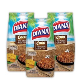 3 Pack of 52.9Oz - 1LB) Arroz de Coco Diana coconut rice flavored rice no artificial flavors or colors colombian food - Arroz de Coco