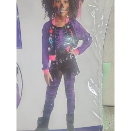 Punk Zombie Costume Child Size Medium 8-10