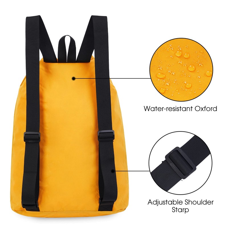 WANDF Swim Bag Mesh Drawstring Backpack Beach Backpack for Swimming,