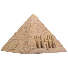 Egyptian Sandstone Pyramid Box Collectible Egypt Decoration Container