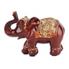Elephant Statue Durable Resin Cute Elegant Attract Wealth Round Corner