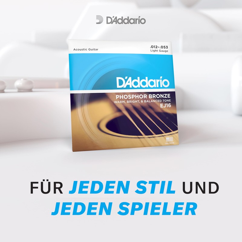 D'Addario Super Light 09-45 Phosphor Bronze Acoustic Guitar Strings EJ23