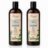 PACALLI Shampoo de Romero 2x410ml Rosemary Shampoo with Ginger Nettle