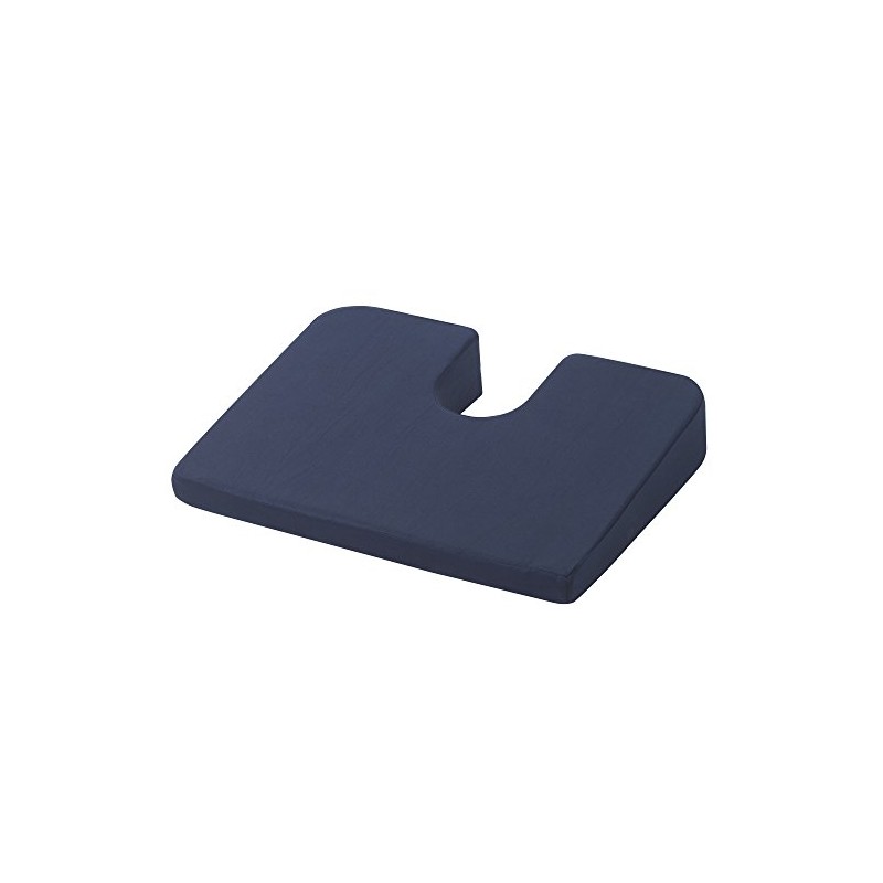 Drive Medical RTL1491COM Compressed Coccyx Cushion, Blue, One-Size