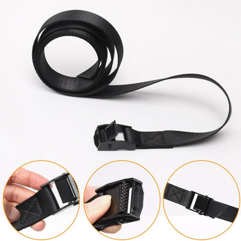 Tie Down Straps with Strong Buckle 2 Pcs Heavy Duty