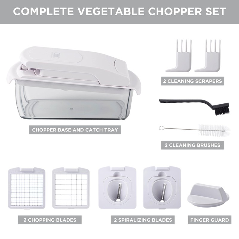 Cook with Color Vegetable Chopper - Multifunctional 11 in 1