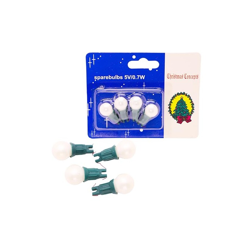 Christmas Concepts® Pack of 4 White Pearl White Berry Push