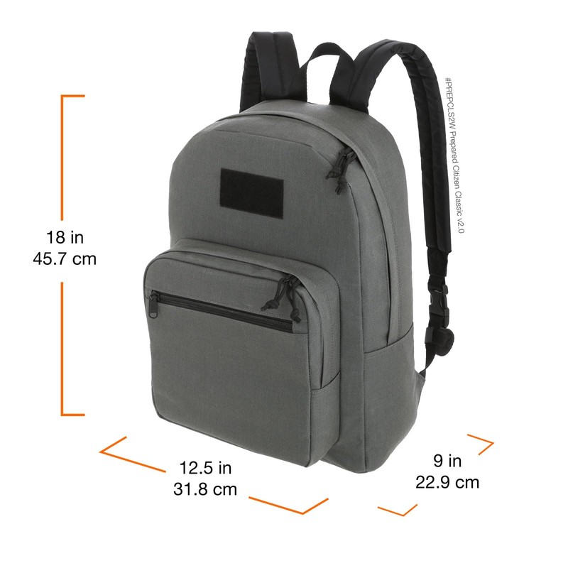 Maxpedition Prepared Citizen Classic v2.0 (Wolf Gray), Large