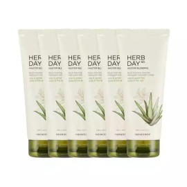 The Face Shop 더페이스샵 데일리케어 허브데이 페이셜 3 3 알로에 클렌징 폼 170ml The Face Shop Daily Care Herb Day Facial Cleansing Foam 170ml Aloe [3+3 The Face Shop Herb Day Facial Cleansing Foam]